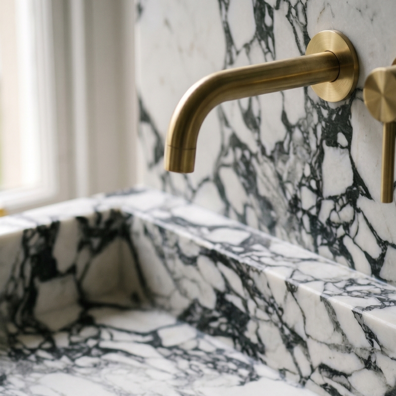 Featured image for “Matching Your Vanity Stone to Wall Tiles: A Practical Guide for Melbourne Renovators”