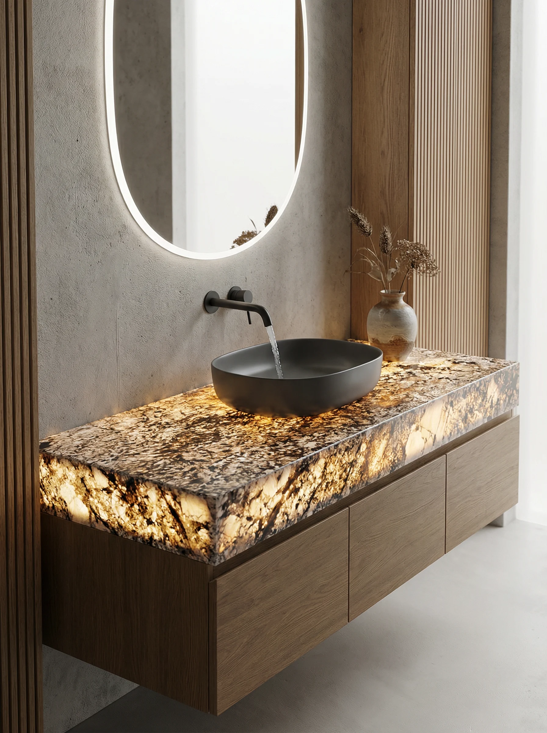 Best Stone for a Bathroom Vanity